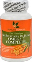 Seabuck Wonders Sea Buckthorn olje blanding - 500 mg - Omega 7 komplett - naturlig - Glutenfri - 120 Softgels (pakke med 2)