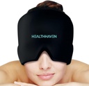 360°Migraine hodepine Relief Cap, kjøling Gel hat Hovedemballasje for migrene, strekking, Stress & Hangover, varme og kalde terapi, beroligende hodepine hatt