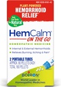 Boiron HemCalm på farten reiser essensielt for hemorroid lindring av smerte, kløe, heving eller discomfort - 2 greve (160 pellets)