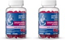 Mammas Bliss Kids Elderberry Gummies, støtter immunitet med svart eldrebær, sink og vitamin C, glutenfri og vegansk, alder 2 år + (60 greve) (Pack of 2)