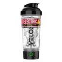 VELOMIX Electric Protein Shaker Flaske - 24 oz USB-C Oppladbare | Leak Proof Shaker Cups for Protein Shakers | Bærbar Blender for rister og smoothies (Electric-Transparent)