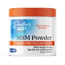 Leger beste MSM pulver, støtter hår, hud, negler, & ledd, ikke-GMO, glutenfri, soya gratis, vegansk Net Wt. 8,8 oz (250 gram)