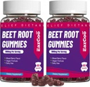 Beet Root Gummies, Beet Root Mykt Chews med beetroot, Grape frø ekstrakt & Beet Root pulver, Vegansk, Ikke-GMO, 120 greve