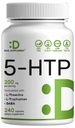 Deal Supplement 5-HTP 200mg Per Serving, 240 kapsler, 98% afrikansk avledet Griffonia Seed Extract | 4 i 1 Formel | Plus aktiv L teanin, L Tryptophan, & GABA | Relaxation Support Supplement