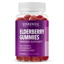Sambucus Elderberry Gummies for voksne - Immunstøtte Supplement med vitamin C og sink - Forbedret formel for daglig forsvar - 60 greve, 1 måneds forsyning, Berry Flavor - Beleilig velvære