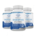 Labs Naturlige Digestive Enzymer & Probiotic Supplement for voksne, 180 Kapsler - Nutritive blanding av Digestive Enzymer & Fordel Probiotic for Digestion & Digestive Helse.