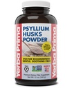 Yerba Prima Psyllium Husks pulver 12 oz - Naturlig fiber Supplement - Colon Cleanser - Gut Helse - Vegan, ikke-GMO, Glutenfri (ny etikett - emballasje mai Vary)