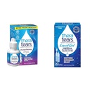 TheraTears Tørr Øyeterapi Smørende Øyedråper for tørre øyne, 1 floz flaske Twin pakke, (2 x 30 ml flasker) & flytende Gel natttid Lubrerende Øyedråper for tørre øyne, enkeltbruks vinger, 30 greve
