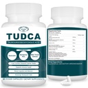2200MG TUDCA Kosttilskudd - Bile Salts Supplement Kompleks for Liver Detox & Cleanse, Gallblåser Cleanse, Digestive Helse 60 Kapsler