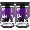 Optimum ernæring, (2 pakke essensiell Amin.O. Energi, Concord Grape, 9,5 oz (270 g)