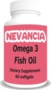 Omega-3 fisk olje høy i DHA & EPA, 1200 mg Omega-3, Ultra Potent, fremmer hjerte og hjerne helse, naturlig sitron smak, 60 softgels