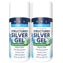 Sølvkolloidal Gel med Aloe Vera, 3,38 oz (pakke med 2)