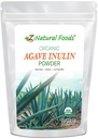 Z naturlige matvarer organisk Agave Inulin pulver, naturlig fiber Supplement, Prebiotiske Superfood pulver for drinker, smoothies, og oppskrifter, rå, ikke-GMO, Vegansk, Glutenfri, Kosher, 1 lb