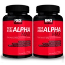 FORCE FACTOR Test X180 Alpha Max, 2-pakke, total testosteron og nitric oksid booster for menn med fenugreek frø og tribulus å øke blodstrøm og forbedre mannlig atletisk ytelse, 360 kapsler