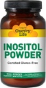 Country Life Inositol pulver, 4-Ounce