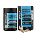 ONNIT Shroom Sport Daglig øvelse støtte kapsler, pre trening kosttilskudd med Cordyceps Mushrooms, Koffeinfri kosttilskudd for daglig energi støtte, 84 telling