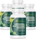 Liposomal glutation 2000 MG,10x Bedre absorpsjon, Glutation Supplement med Hyaluronsyre + collagen Peptid + Resveratrol, Kraftig Antioksidant, Helse Aging,Immune Helse, 240 greve