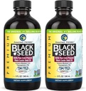 Amazing Herbs Premium Black Seed Oil - Glutenfri, ikke GMO, Cold Pressed Nigella Sativa Aids i Digestive Helse, Immune Support, Hjernefunksjon - 8 Fl Oz (Pack of 2)