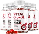 (5 Pack) Vital Grow XL mannlige gummier - menns ytelse gummier 1050MG Vital GrowXL blanding, vital vekst gummy avansert formel, 300 gummier i 5 måneder