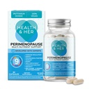 Helse og hennes Perimenopause Supplement for kvinner - Storbritannias No.1 Perimenopause Supplement - Multi-Nutrient Velvære Support for tidlig stadium av Menopause, Vegan, Glutenfri, Ikke GMO (60 ct - 1 måned)