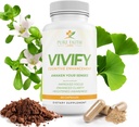 Vivify Brain Booster | Fokuser på din tro og familie | Øke energi og generell helse (1 måneds forsyning, 60ct)