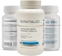Advanced Nerve støtteformula med 600 mg ren alfa liposyre og Palmitoyletanolamid (Pea) nevropati støtte Supplement - Fortify Nerves - beste perifere relief støtte - 120 kapsler