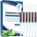 Hemorroide behandling Suppository for Fissure Discomfort: Natur hemorroideal Krymping Gel - rask beroligende kløende smertelindring (Aloe, pakke av 6)
