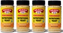 Bragg Næringsmiddel Yeast Seasoning – Vegansk, Glutenfri Cheese Flakes – God kilde til protein og vitaminer – Nutritious Savory Parmesan Cheese Substitut – Ikke GMO Verifisert, 4,5 Ounce, 4-Pack
