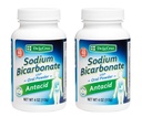 De La Cruz ren natriumbikarbonatpulver – baking soda og baking pulver aluminium gratis antsyre for Heartburn & indigestion – pakket i USA - 4 OZ. (2 flasker)