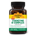 Country Life Coenzym B-Complex, 60 Kapsler – Støtter energi og metabolisme, Mood & Kognitiv funksjon – Vegan, Glutenfri, Biotilgjengelige B-vitaminer med Choline