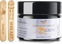 Shilajit for menn-Naturlig Shilajit Resin med Humic og Fulvic Acid Supplement, Himalayan Shilajit Resin-120 Servering / 60g (500 mg)
