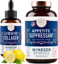 WINDSOR BOTANICICES Væske kollagen og aptit Suppressant skjønnhet og velvære Bundle
