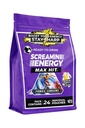 Screamin Energi Max Hit Tropical Punch Flavor - Maks styrke sukker gratis energi Shot med Ginseng, B vitaminer og koffein - 24 greve