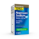 GoodSense Naproxen Natriumtabletter 220 mg, hodepine smerte, blå, 50 teller