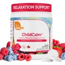 Zahler ChildCalm, Kosher Fruit Punch Chewable Magnesium for barn - Naturlig ro, Mood Support og avslapping - beroligende barn Magnesium Supplement Barn Magnesium, 60 tabletter