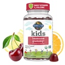 Livshage Barns Immunstøtte Gummier med vitamin C, D som D3 & Zink for 3-i-1 Daglig barneimmunitet - organisk, ikke-GMO, Glutenfri, vegetarisk, sukkerfri, Cherry Flavor, 30 dagers forsyning
