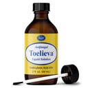 Baar produkter - Toelieva Antifungal flytende løsning - 25% Udecylenic Acid, Organic Olive Oil, Grapefruktfrø ekstrakt - Maksimal styrke - kjemper Fungus under og rundt tånegler - 2 oz