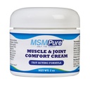 KALA Helse MSMPURE Maksimal styrke MSM cream – 2 oz, raskabsorbering, ikke-holdende formel for komfort og fleksibilitet – US-Made MSM