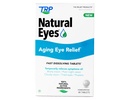 Relief produkter Naturlige øyne aldrende øye lindring - 100% naturlige aktive ingredienser - raske oppløsning tabletter for øye helse, dårlig natt visjon, trøtt øyne, tørrhet og rødhet 48Ct