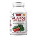 ANDREW LESSMAN Alpha Lipoic Acid ALA 400mg - 30 kapsler - Universal Anti-Oksydant, Ultra-High Potens, Ingen tilsetningsmidler
