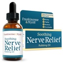 Frankincense & Myrrh Soothing Nerve Relief Rubbing Olje, nevropathy smerte Relief for hender & føtter - med Menthol og frankincense essensielle oljer, 2 fl. Oz. Maks styrke for foten
