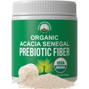 Økologisk Acacia Senegal Prebiotic Fiber pulver. Uslavored USDA Organic Plant Basert Oppløselig Vegan Prebiotika Gut Helse Supplement Med Digestive Enzymer. HSA + FSA kvalifiserte vitaminer kun liste godkjent