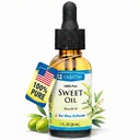 De La Cruz Ear Wax Remover og Earwax Softener, 100% ren søt olje for ører, gentle og naturlig øreolje - 1 Fl OZ
