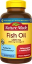 Fish Oil 1200 mg, 100 Softgels, Fish Oil Omega 3 Supplement for hjerte helse