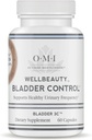 OMI WellBeauty Blader Control, klinisk bevist å støtte urinfrekvens, redusere bad besøk, 60 Veggie Capsules