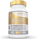 Ultimate CoQ10 UBIQUINOL 100mg - Over 4X Mer Effektiv: Maksimal absorpsjon og styrke - Ikke-GMO / Soy Gratis - Kaneka Ubiquinol - 60 Flytende Softgels