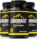 (3 pakke) Endoboost for menn - (offisiell) Endoboost ytelse, Endo Boost Supplements, Endoboost Boost Kapsler, Endobost Anmeldelser for helse piller Pro Avansert formel (180 kapsler)
