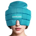 Migrain og hodepine Relief Ice Cap, 2 timers lang varetid kald terapi bæres og vaskes form feste ishatt for sinus og stress relief, puffe øyne, alvorlige migrainer, Chemo