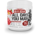 5% Nutrition Rich Piana AllDayYouMay BCAA pulver | Premium Intra & Post Trening Aminosyrer, Hydrasjon, utholdenhet, muskelgjenvinning, felles og lever støtte | 16,93 oz, 30 Serveringer (Fruit Punch)