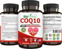 BioFinest CoQ10 Coenzym Q10 100mg Supplement - Rask release Rask absorpsjon - Immune Heart Energy Antioksidant (120caps)